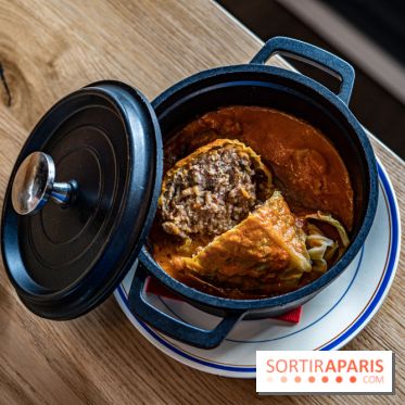 Papa Pool, le restaurant d'Arnaud Delvenne et Stéphane Rotenberg à Clamart -  chou farci