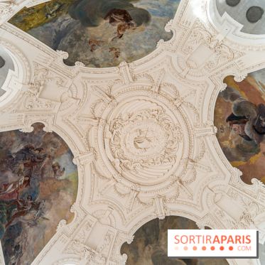 Petit Palais - Collection permanente  -  vestibule d'entrée - fresque - Albert Besnard - La Mystique, La Plastique, La Pensée et La Matière