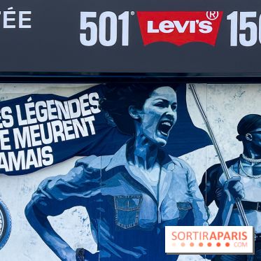 Une œuvre en denim pour l'anniversaire du Levi's 501