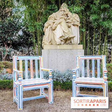 Exposition à l'Assemblée nationale : Alexandre Benjamin Navet décore la cour du Palais Bourbon  - IMG20230320095316
