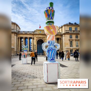 Exposition à l'Assemblée nationale : Alexandre Benjamin Navet décore la cour du Palais Bourbon  - IMG20230320095943