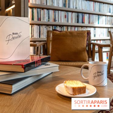 Bar Perché, café littéraire - terrasse du Printemps Haussmann  -  A7C6683