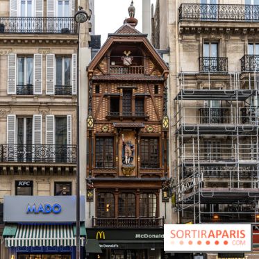 Façade alsacienne classée à Paris - McDo Saint-Lazare