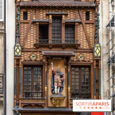 Façade alsacienne classée à Paris - McDo Saint-Lazare