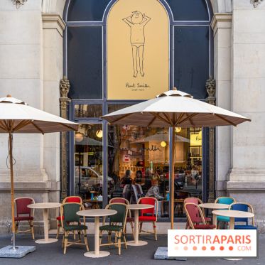 Café Paul Smith, le créateur de mode s'approprie le Café Vert du Printemps Haussmann