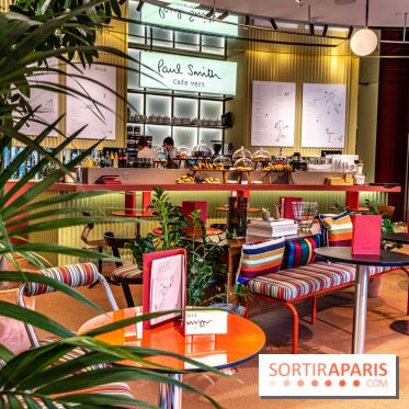 Café Paul Smith, le créateur de mode s'approprie le Café Vert du Printemps Haussmann