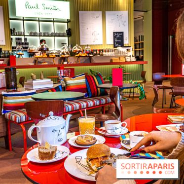 Café Paul Smith, le créateur de mode s'approprie le Café Vert du Printemps Haussmann