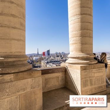 Le panorama du Panthéon - l'une des plus belles vues de Paris à 360° - colonne