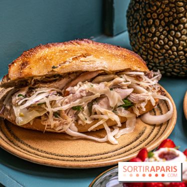 Sain Gravilliers - le nouvelle boulangerie et salon de thé du 3e à Paris - Sandwich poulet 