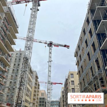 Jeux Olympiques de Paris 2024 : chantier du village des athlètes