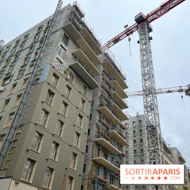 Jeux Olympiques de Paris 2024 : chantier du village des athlètes