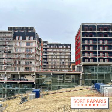 Jeux Olympiques de Paris 2024 : chantier du village des athlètes - IMG 1245