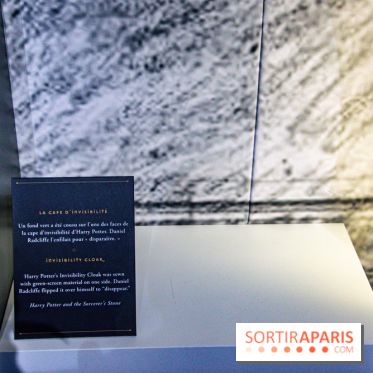 Harry Potter l'exposition cape d'invisibilité