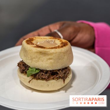 Taste of Paris 2023 - les photos -  Brioche d’éffiloché de queue de bœuf - Maison Delano - Dani Garcia - Chambre Bleue