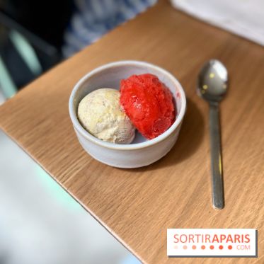 Restaurant Lou - Glaces fraise lait ribot