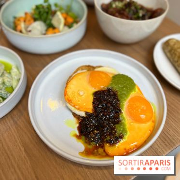 Restaurant Lou - Tostada oeufs au plat