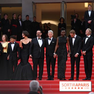 ©Rachid Bellak -  Ethann Isidore, James Mangold, Harrison Ford, Lupita Nyong'o, Boyd Holbrook et Mads Mikkelsen