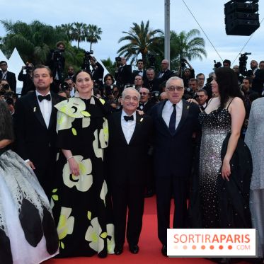 ©Rachid Bellak -  Tantoo Cardinal, Leonardo DiCaprio, Lily Gladstone, Martin Scorsese, Robert De Niro, Cara Jade Myers et Janae Collins