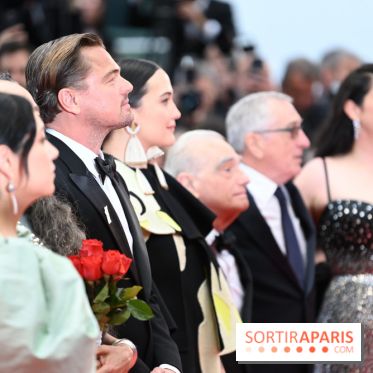 ©Rachid Bellak - Jillian Dion, Tantoo Cardinal, Leonardi DiCaprio, Lily Gladstone, Martin Scorsese, Robert De Niro et Cara Jade Myers
