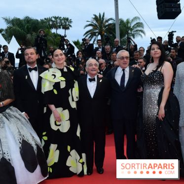 ©Rachid Bellak - Jillian Dion, Tantoo Cardinal, Leonardi DiCaprio, Lily Gladstone, Martin Scorsese, Robert De Niro, Cara Jade Myers et Janae Collins