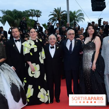 ©Rachid Bellak - Jillian Dion, Tantoo Cardinal, Leonardi DiCaprio, Lily Gladstone, Martin Scorsese, Robert De Niro, Cara Jade Myers et Janae Collins