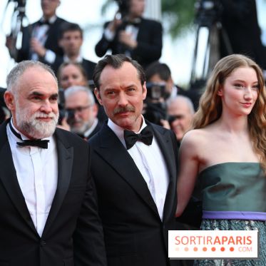 ©Rachid Bellak - Karim Aïnouz, Jude Law et Junia Rees