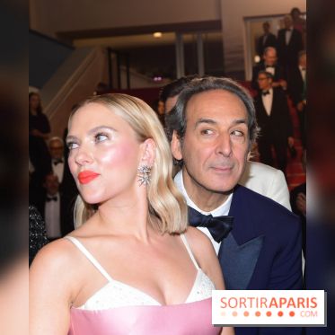 ©Rachid Bellak - Scarlett Johansson et Alexandre Desplat