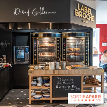 Label Broche restaurant - David Gallienne - Table du Gourmet - Galeries Lafayettes - Top Chef -  rôtisserie