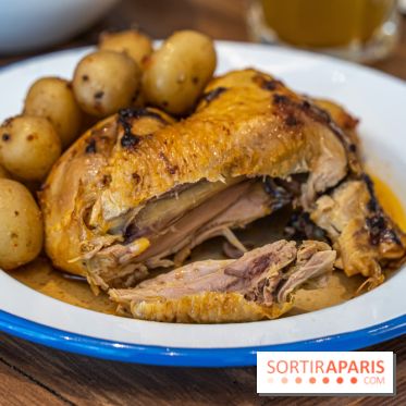 Label Broche restaurant - David Gallienne - Table du Gourmet - Galeries Lafayettes - Top Chef -  poulet