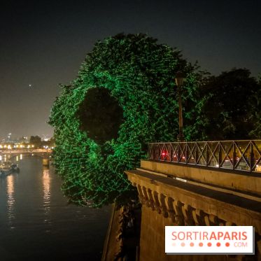 Nuit Blanche 2023 : des projections lumineuses magiques au Square du Vert Galant de l'Île de la Cité