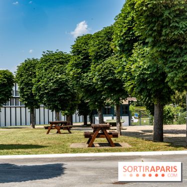 L'Isle-Adam, l'un des plus beaux village d'Ile-de-France -  aire de pique-nique
