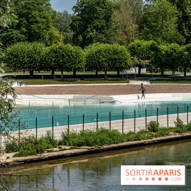 L'Isle-Adam, l'un des plus beaux village d'Ile-de-France -  piscine plage