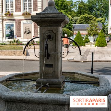 L'Isle-Adam, l'un des plus beaux village d'Ile-de-France -  fontaine