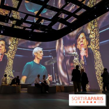 On stage with The Rolling Stones, nos photos