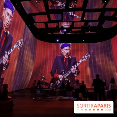 On stage with The Rolling Stones, nos photos