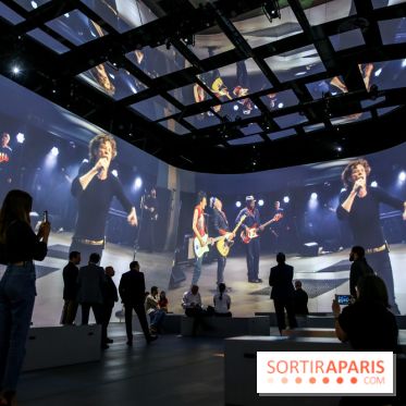 On stage with The Rolling Stones, nos photos