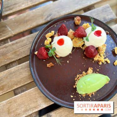 Aglio e Olio - Fraises et glace persil