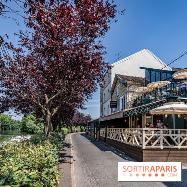 Le Nid, le restaurant-terrasse sur berge à l'Isle-Adam -  extérieur