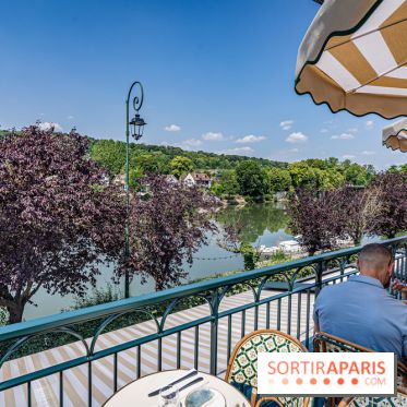 Le Nid, le restaurant-terrasse sur berge à l'Isle-Adam -  vue