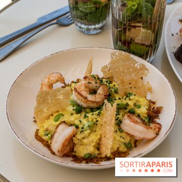 Le Nid, le restaurant-terrasse sur berge à l'Isle-Adam -  risotto