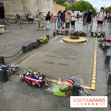 flamme soldat inconnu Arc de Triomphe