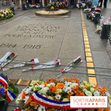 flamme soldat inconnu Arc de Triomphe