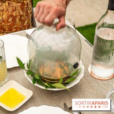 Riviera Paris, la terrasse - restaurant confidentiel dans les jardins d'Apicius -  A7C7707