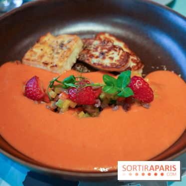 Laurier by Mavrommatis aux Galeries Lafayette - Halloumi AOP et Féta AOP grillés