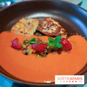 Laurier by Mavrommatis aux Galeries Lafayette - Halloumi AOP et Féta AOP grillés