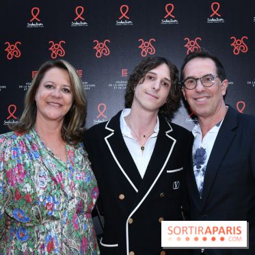 © Rachid Bellak - Nicolas Hieronimus pdg L'Oréal, sa femme Geraldine et son fils Noé 1