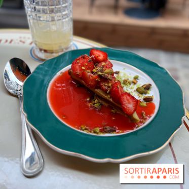 Brasserie des Prés - Tarte fraise pistache