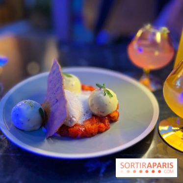 Acmé - Dessert fraise rose marjolaine