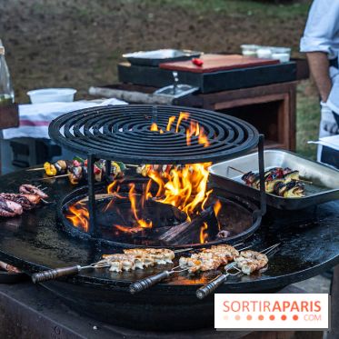 Garden barbecue au Trianon Palace à Versailles