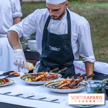 Garden barbecue au Trianon Palace à Versailles